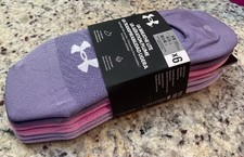 UNDER ARMOUR Women 6 Pairs UA BREATHE LITE Training Sports Socks Multicolor NEW