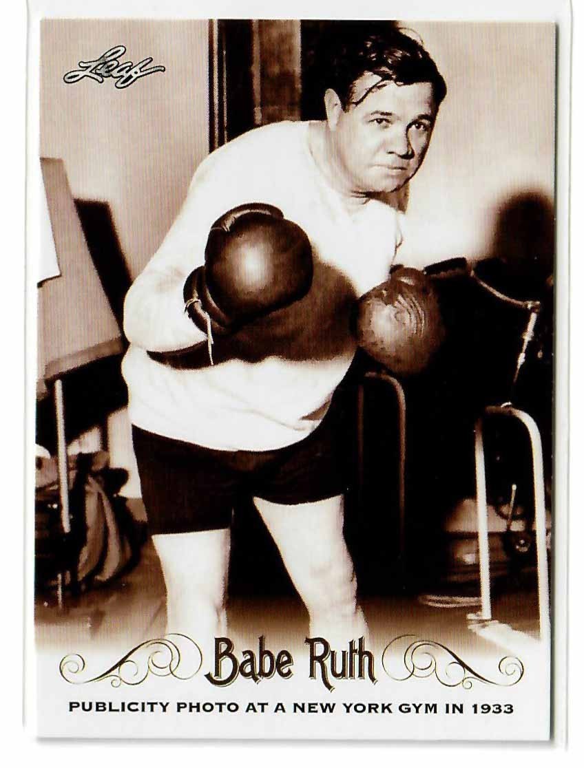2016 Leaf Babe Ruth Collection #24 Babe Ruth ⚾ NY Yankees! ⚾