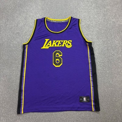 NBA Trikot Kinder X Large Lila Los Angeles LA Lakers Lebron James 6 Jugend