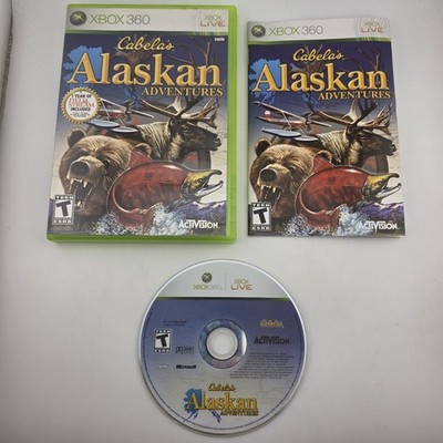 Cabela's Alaskan Adventures (Microsoft Xbox 360, 2006) Complete With Manual 