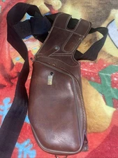 Vintage Kolpin Brown Leather Archery Quiver Pouch Bag