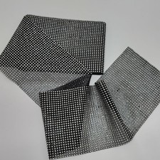 Sparkly Rhinestone Mesh Trim Ribbon For Crafts 6 Inches Wide 2 Yards 30" Long