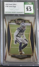 2020 Panini Select Trevon Diggs CSG 9.5 #196 Rookie 