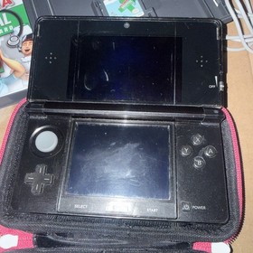 Nintendo 3DS Gray Handheld Console Bundle With Pokemon Mystery Dungeon,tested