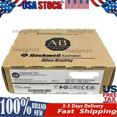 Factory Sealed AB 1769-ARM CompactLogix Address Reserve Module US Free Tax