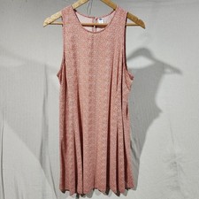 Old Navy Women's Large Sleeveless Swing Dress Geometric Print Casual