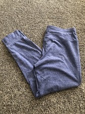 Athletic Works Blue Comfort Pants With Drawstring - Women  s L, Waist 17  