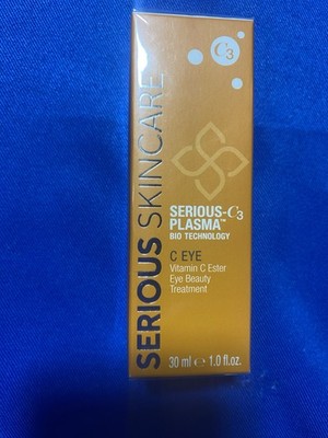 Serious Skincare C3 Plasma C Face Serum Skin Conditioner NEW 1 oz