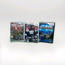 Lot 3 Game Nintendo Wii (Ultimate Band, Drum King, Battle Bands).