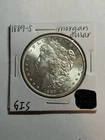 1889-S Morgan Silver Dollar Lustrous White BU UNC Better Date
