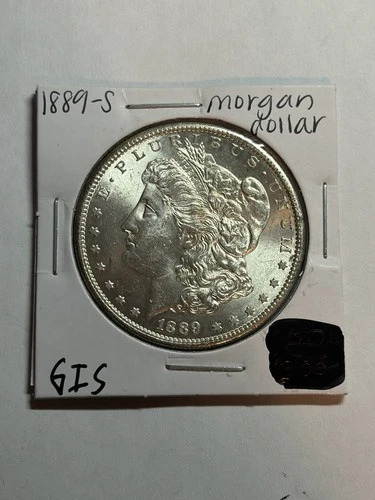 1889-S Morgan Silver Dollar Lustrous White BU UNC Better Date
