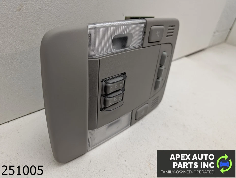 OEM 2006-2011 Cadillac DTS 4.6L Overhead Console SUNROOF Dome Light Garage Foto 3 de 4