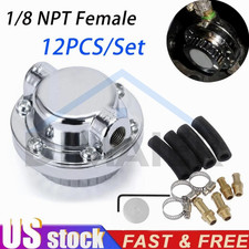 1-6 Psi Adjustable Fuel Pressure Regulator Kit For Carburetor Engine Universal