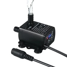 DC12V 10W 400L/H Submersible Water Pump Brushless Flow Control IP68 Quiet-UK