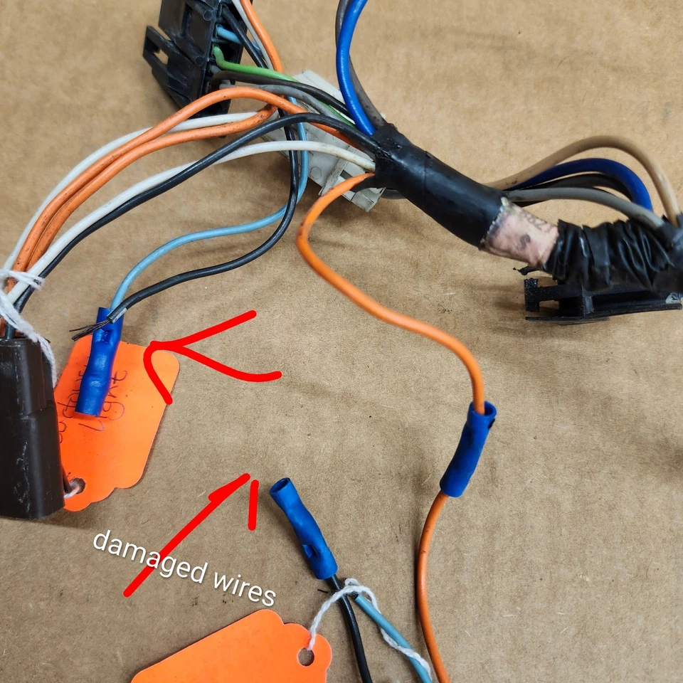 Arnés de cableado actuador cerradura puerta Corvette 84-89 C4 puerta izquierda 85' Foto 2 de 4