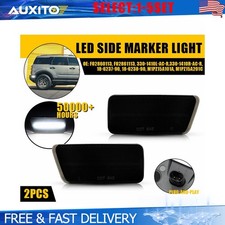 For 2021 2022 23 Ford Bronco Sport Smoked Rear White Led Side Marker Lights 2-20