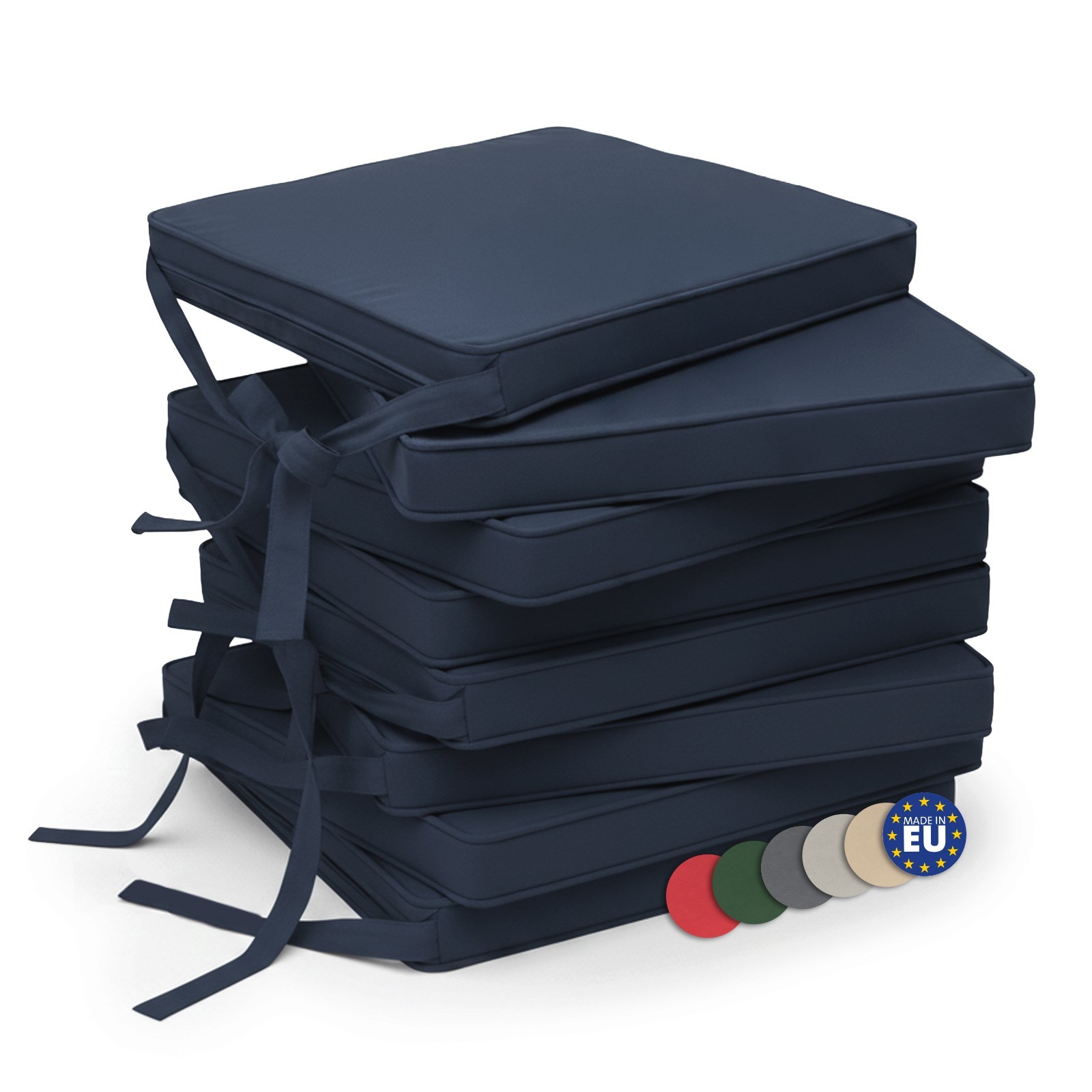 Sitzkissen Sitzauflage Stuhlkissen Auflage Polsterauflage Polster 4er Set Kissen