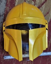 Gold The Mandolorian Cosplay Star Wars Steel Helmet Replica