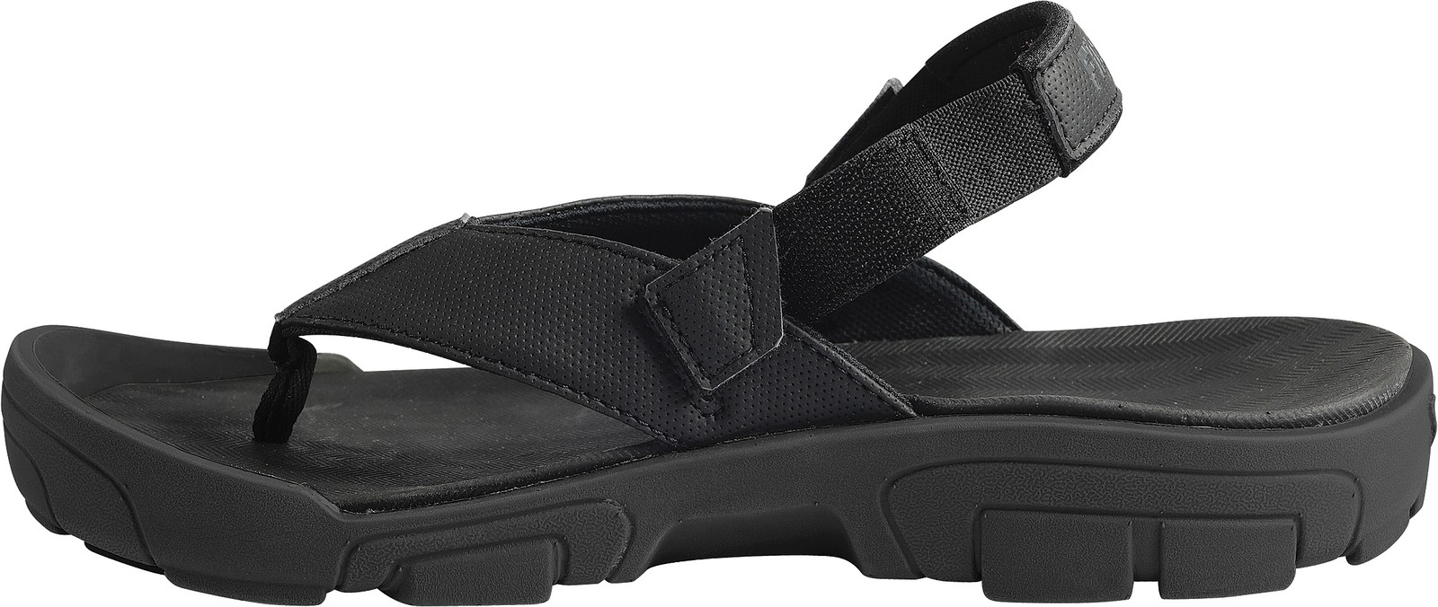 Шлепанцы Fliprocks Fliprocks Extreme Вьетнамки Fliprocks с 3 подушечками Черные сандалии 12/13