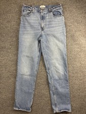 Abercrombie Fitch Jeans Womens 31 12 Light Wash 90s Straight Ultra High Rise