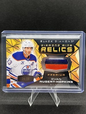 2025-26 UD Black Diamond Ryan Nugent-Hopkins Diamond Mine Relics /25 DMR-RN