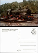 Hagen (Westfalen) Güterzug-Lokomotive 571387 auf Drehscheibe 1967