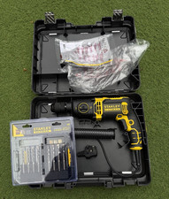 Stanley FatMax SDS+ Hammer Drill — Corded, with Kit Box & 8-Piece Drill Bit Set