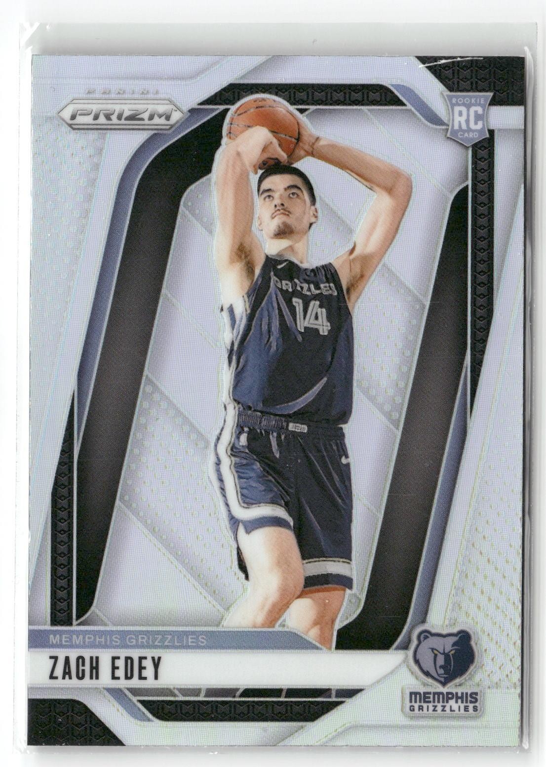2024-25 Panini Prizm #249 Zach Edey Prizms Silver
