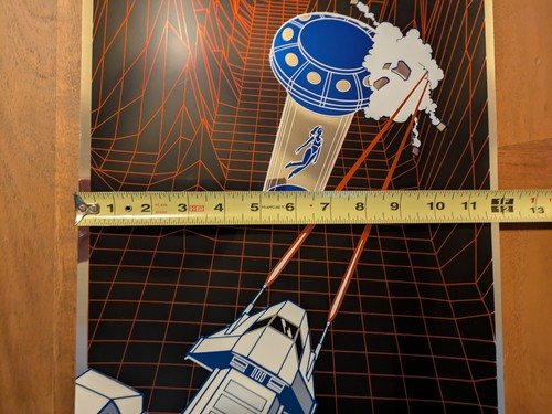 VINTAGE Atari Stargate Store Display POSTER 1984 VCS 40.5 x 12 - Picture 8 of 8