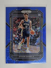 2022-23 Panini Prizm | Dyson Daniels - Blue Choice Rookie 1/49 - RC #233 Hawks