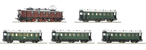 Fleischmann HO 481771 Reisezug DRG, Lok BR EP 5 (E52), DCC DIGITAL SOUND, NEUWAR | Condition: Neu