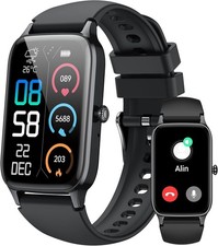 2025 Smart Watch For Men/Women, Waterproof Smartwatch Bluetooth iPhone Samsung