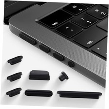 7PCS Anti Dust Port Plugs Accessory Cover for 2025 MacBook Air 13 inch 15.3