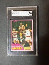 1981-82 Topps - Magic Johnson #21 SGC 7