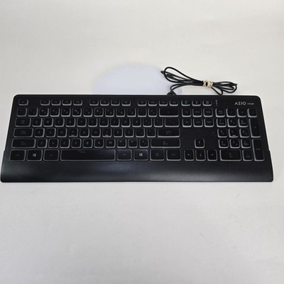 Azio Prism Mechanical Keyboard KB507 RGB Backlit Tested Working