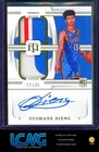 2022-23 Panini National Treasures Ousmane Dieng Rookie Materials Autographs #/25