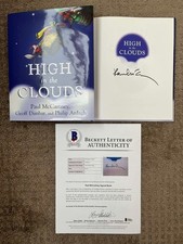 PAUL McCARTNEY SIGNED HIGH IN THE CLOUDS BOOK BECKETT LOA THE BEATLES AUTOGRAPH
