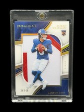 Jaxson Dart RC 3 Color Patch /49 2025 Immaculate Clearly Jerseys 🔥