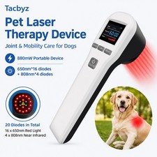 Pain Relief Cold Laser Therapy Device Red Light 16x650nm 4x808nm for Dogs Cats