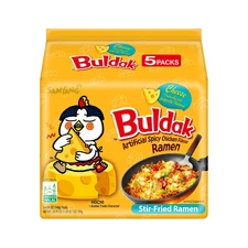 Buldak Spicy Ramen, Hot Chicken Ramen, Korean Stir-Fried Instant Noodle, Cheese,