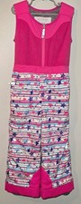 Spyder Bitsy Sparkle Bib Pants, Ski Snow Winter Girls Pant Multicolor Size 5