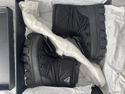 prada snow Moon boots women Authentic New In Box