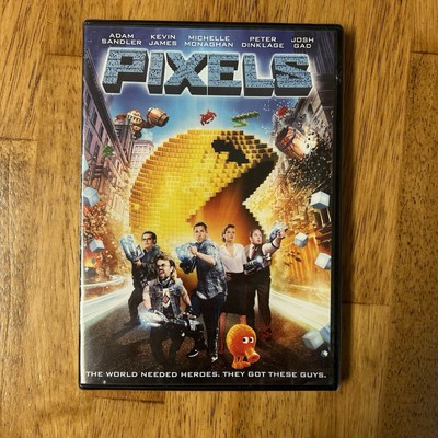 Pixels DVD-Brand New Sealed-Adam Sandler, Kevin James, Michelle Monaghan, etc.