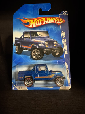 #ad 2009 Hot Wheels Jeep Scrambler Redline #123 190 Blue $7.25