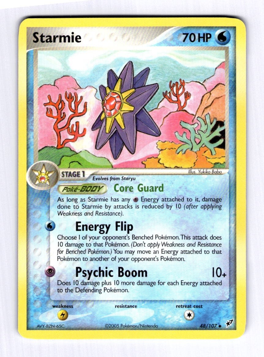 Starmie Deoxys #48 (2005) Uncommon NM Pokemon