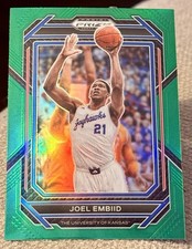 2023-24 Panini Prizm Draft Picks - Joel Embiid #52 Green Prizm High Grade
