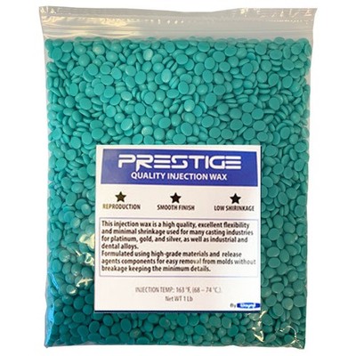 Prestige AQUA Jewelry Casting Injection Wax Beads Pellets 1 Pound