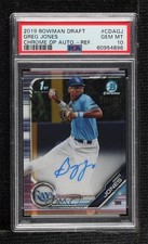 2019 Bowman Draft Chrome Pick Refractor /499 Greg Jones PSA 10 GEM MT Auto 02le