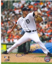 RICK PORCELLO DETROIT TIGERS SIGNED PHOTO w/ COA