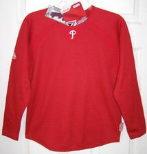 Phillies Authentic Collection Youth Therma Base Shirt R